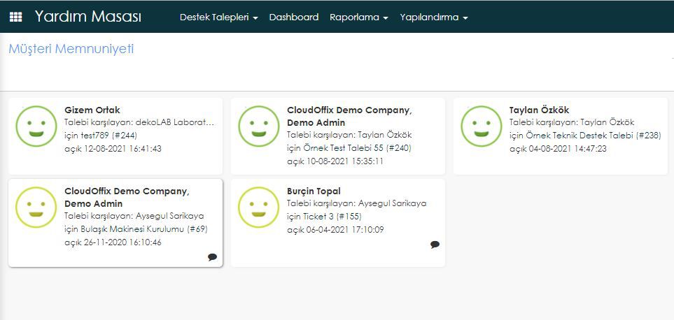 MechSoft - Blog - Help Desk Cloud Müşteri Memnuniyeti Anketi